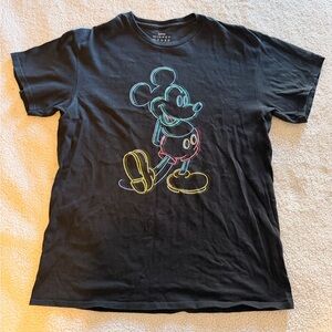 Disney Mickey Mouse Neon Shirt L